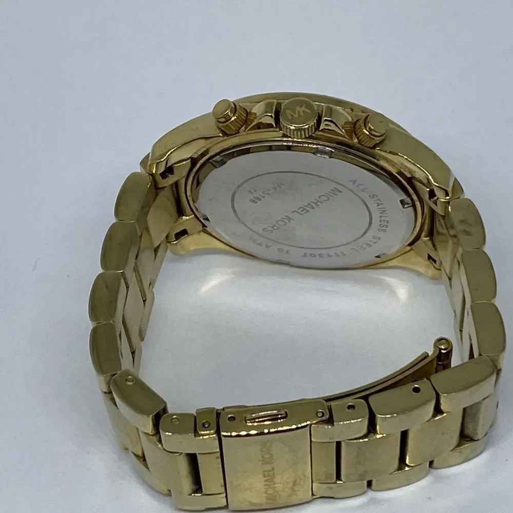 Michael Kors Blair MK5166 Women's Gold Stainless Steel Analog Dial Watch MP815
